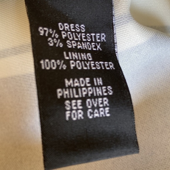 𝅺👗 BCX Striped A-Line Cutout Belted Dress Blue Green White Size 7 NWT - Picture 8 of 11